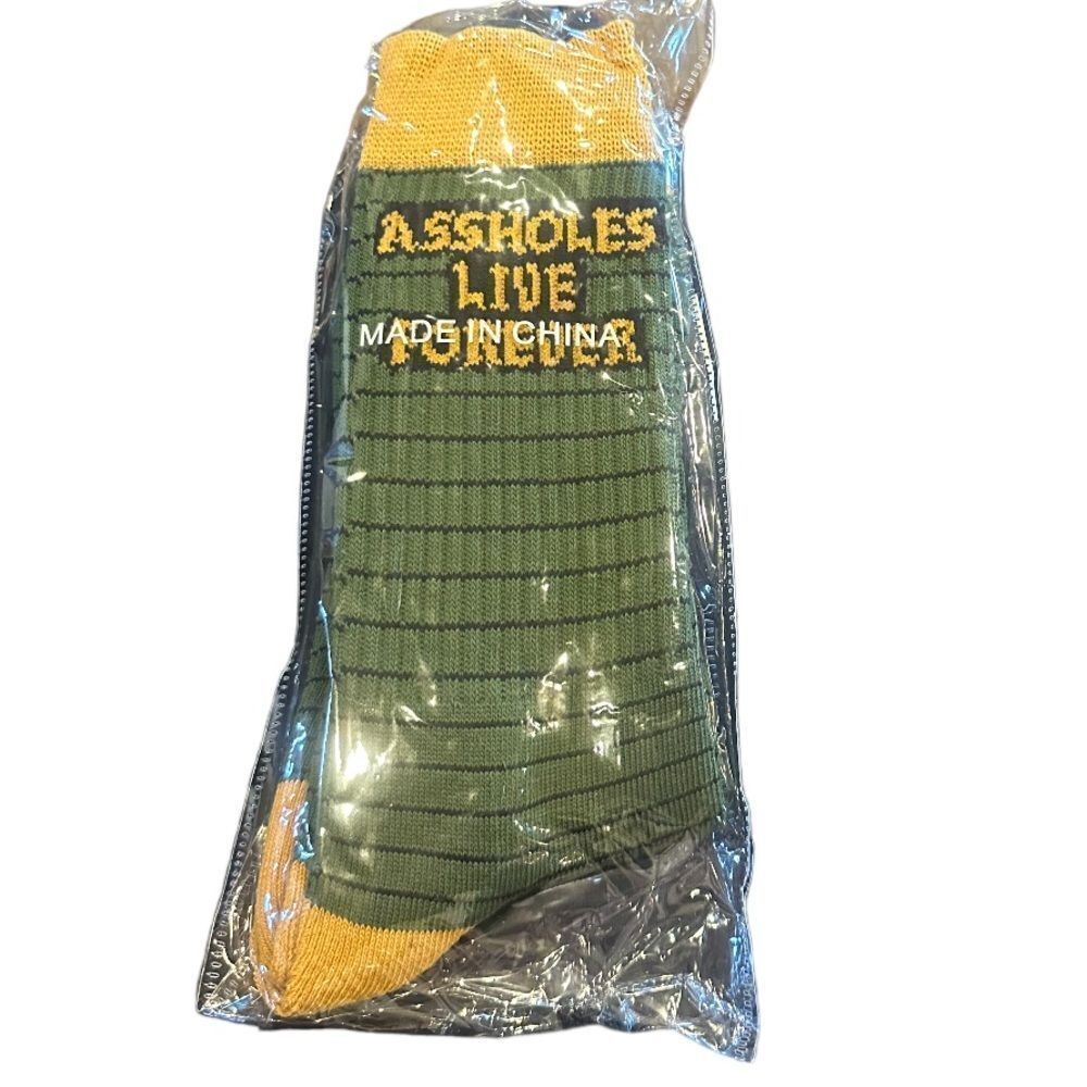 Assholes live forever socks NEW (3150)